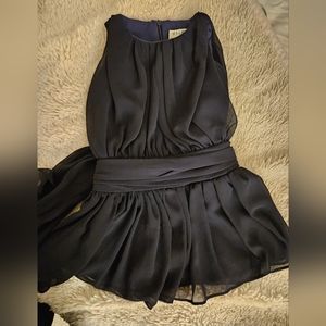 Helena Toddler's & Little Girl's Navy Chiffon Fit-&-Flare Dress in size 2